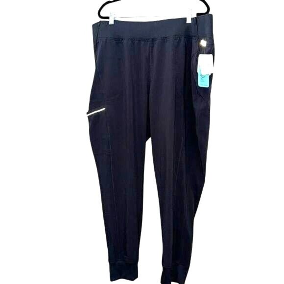 Cherokee Infinity Womens Jogger Scrub Pants 2XL Grey - Picture 2 of 11